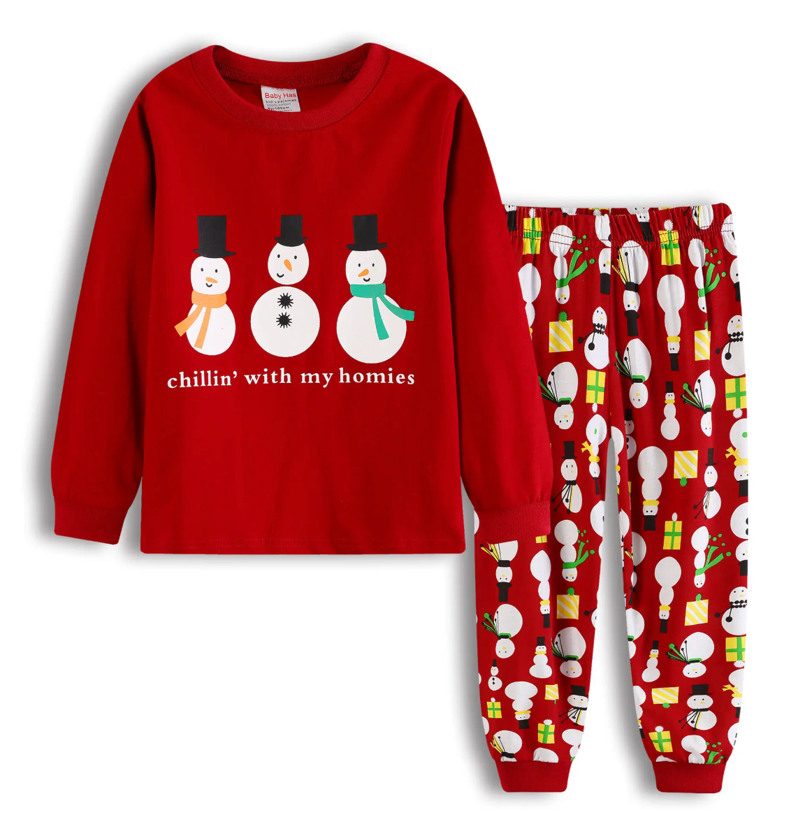 Pyjama Noel Rouge Enfant motif PJ05