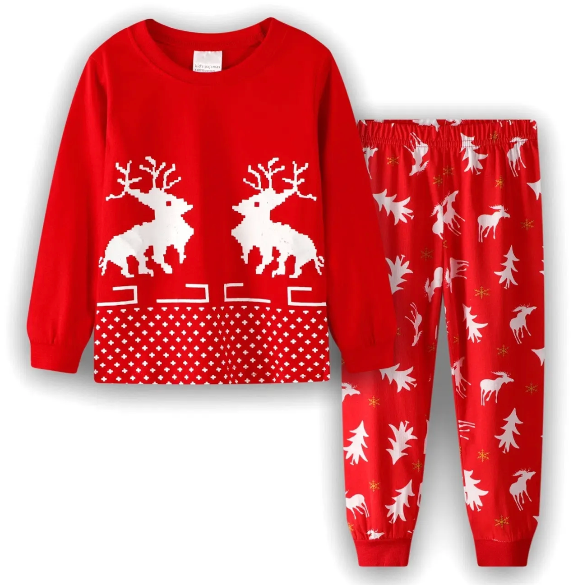 Pyjama Noel Rouge Enfant motif PJ04