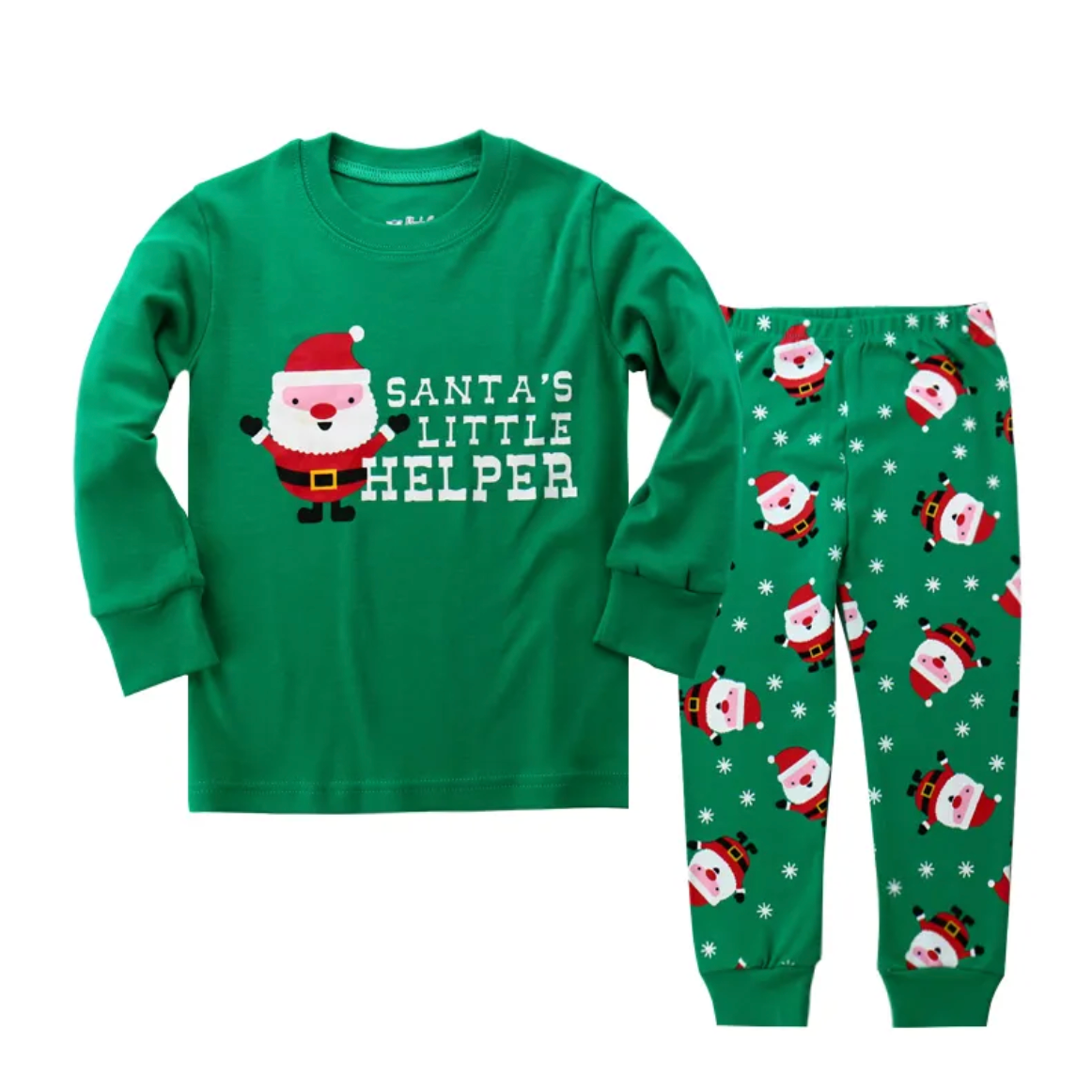 Pyjama Noel vert Enfant motif PJ02