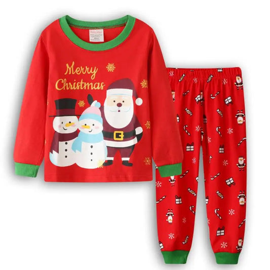 Pyjama Noel Rouge Enfant motif PJ06